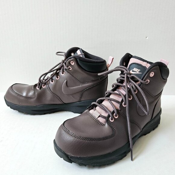 Nike Shoes Girls 6.5 Manoa LTR Big Kids Leather All Weather Boots BQ5372 - Picture 1 of 13
